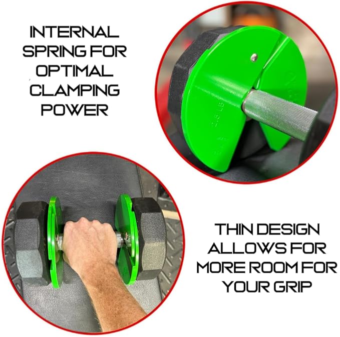 Micro Gainz Dumbbell Fractional 2.5 lb Weight Plate, Ideal for Micro Loading, (Choose Color) 4 Piece Fractional Weight Plates, Designed for Dumbbell Training, Made In USA