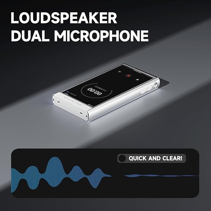 HiBy Digital M300 Android MP3 Player with Bluetooth and WiFi Streaming Player Android 13 Snapdragon 665 HiFi Audio (PCM/DSD) FM Radio Speaker Touchscreen 128GB + 2TB Expandable Storage