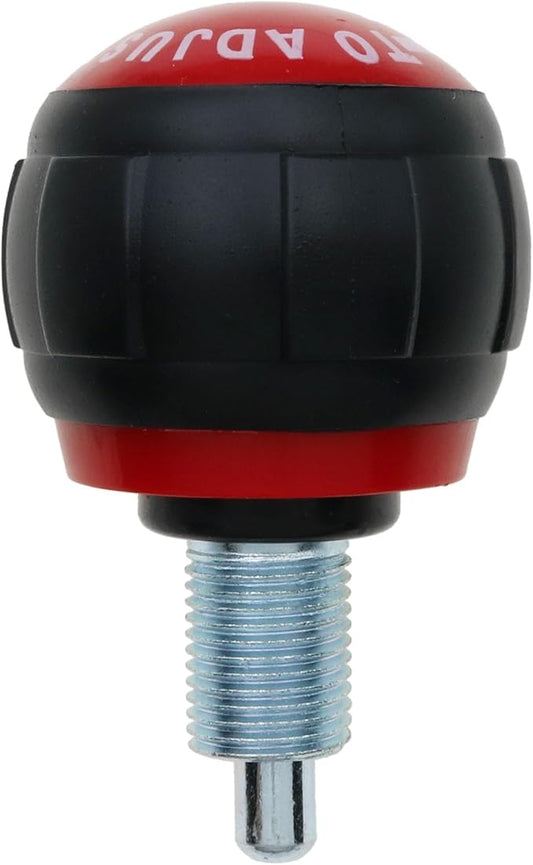 1 PCS M16 Pop Pull Pin Knob Pull Pin Spring Knob Replacement Parts for Home Exercise Bike Height Adjustment Screw Equipment Red