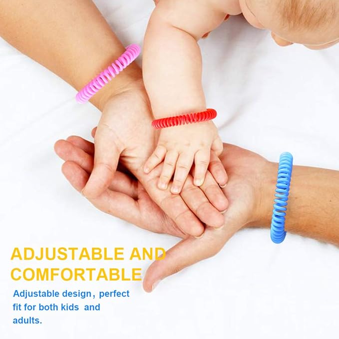 24 Pack Mosquito Bracelets