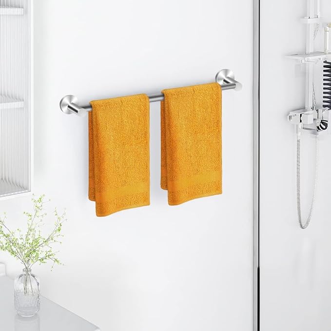 MGahyi Towel Racks for Bathroom-Adjustable Towel Holder(13.18inch-24inch) Sturdy Accessories(1Pack,Silver)