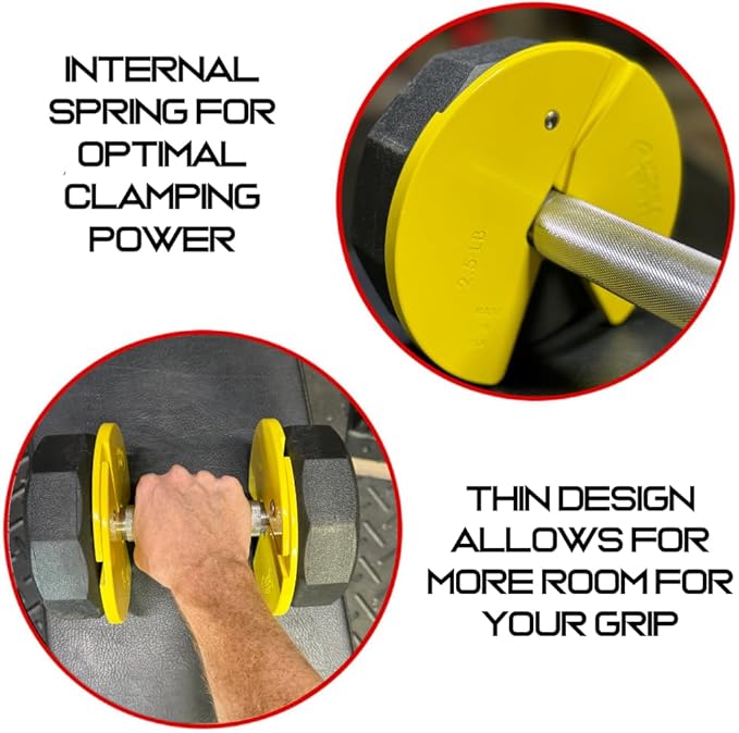 Micro Gainz Dumbbell Fractional 2.5 lb Weight Plate, Ideal for Micro Loading, (Choose Color) 4 Piece Fractional Weight Plates, Designed for Dumbbell Training, Made In USA