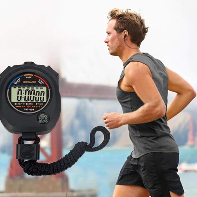 6 pack Multi-function Electronic Digital Sport Stopwatch Timer