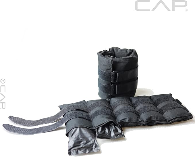 CAP Barbell Adjustable Ankle Weights 10-20lb Pair