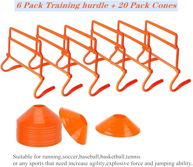 Adjustable Speed Training Hurdles Fitness & Speed Training