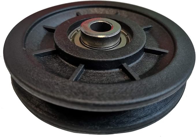 LFJ 90mm/3.5" Nylon Bearing Pulley Wheel Replace for Gym Equipment Part Cable Merchine