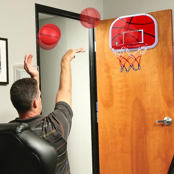 Mini Basketball Hoop Set for Kids Adults 4 Small