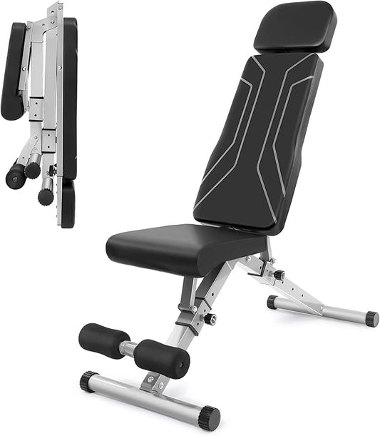 1000 LBs Weight Bench - Adjustable Workout Bench