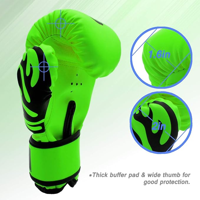 Kids Boxing Gloves 4oz 6oz 8oz Punching Gloves for Kids Youth Traning Gloves for Punching Bag Kickboxing Sparring Muay Thai MMA Fight Gloves