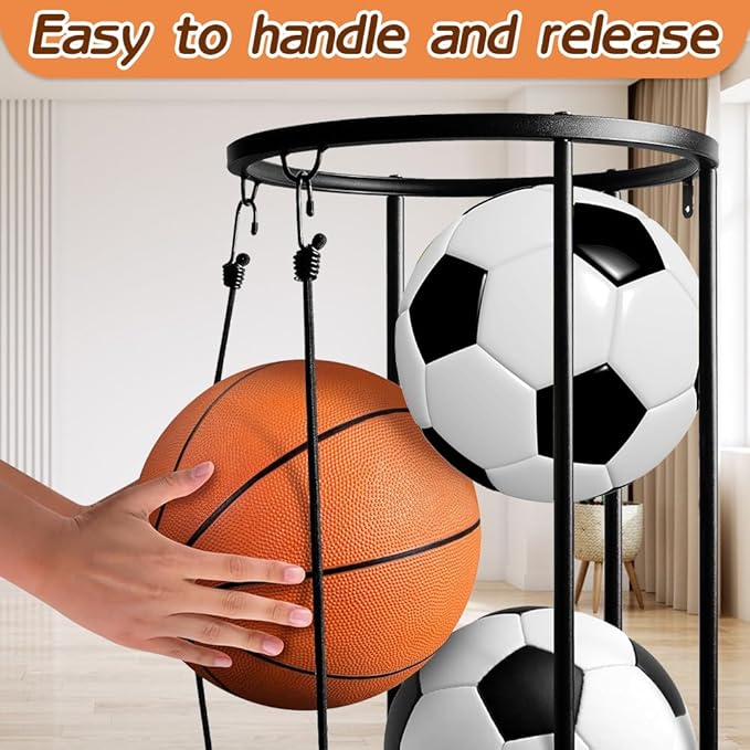 3 Layer Vertical Ball Storage Rack