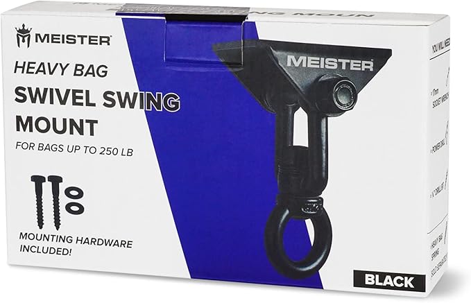 Meister Heavy Bag Swivel Swing Mount for Boxing & MMA Dynamic Striking