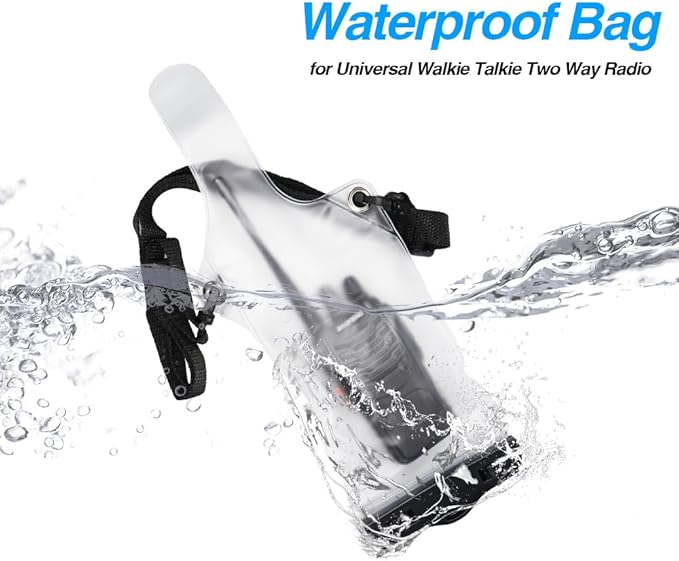 4Pcs Universal Two Way Radio Waterproof Case Bag UV-3R UV-5R UV-5R PX-888 PX-888 Walkie