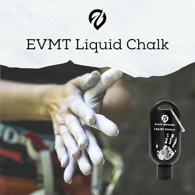 Liquid Chalk, Mess Free Gym Chalk for Weightlifting, Gymnastics, Rock Climbing, Dancing. Sweat Resistant and Long Lasting for Stronger Grip.