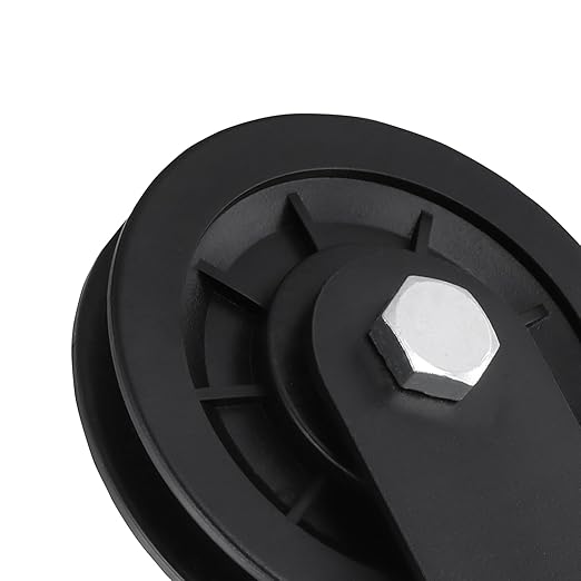 4 Pack 3.5 Inch/90mm Pulley Cable Wheel, 360 Degree Detachable Rotation Traction Wheel, Heavy Duty Fitness Pulley Wheel for Gym Pulley System Equipment,Traction Wire Ropes