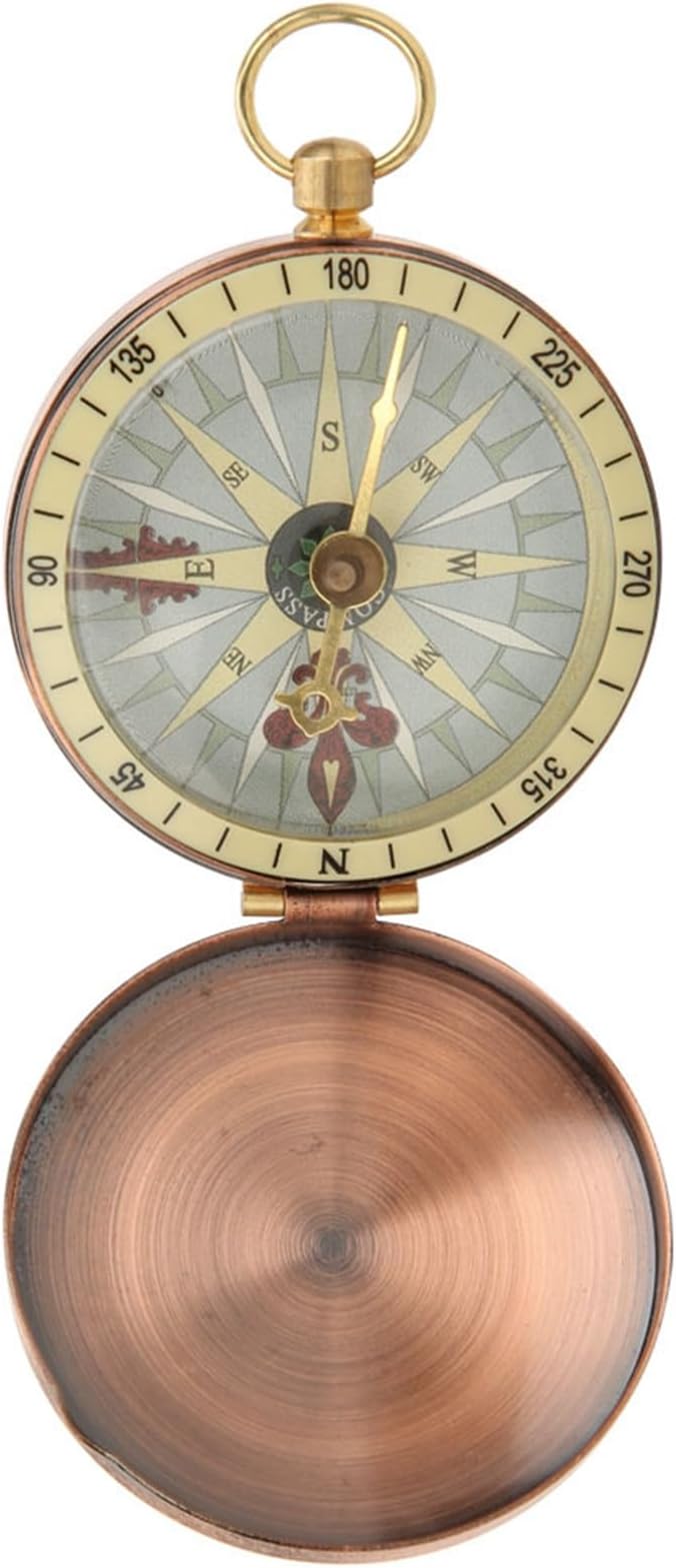 Lightweight Pocket Watch Compass Good Stability Portable Metal