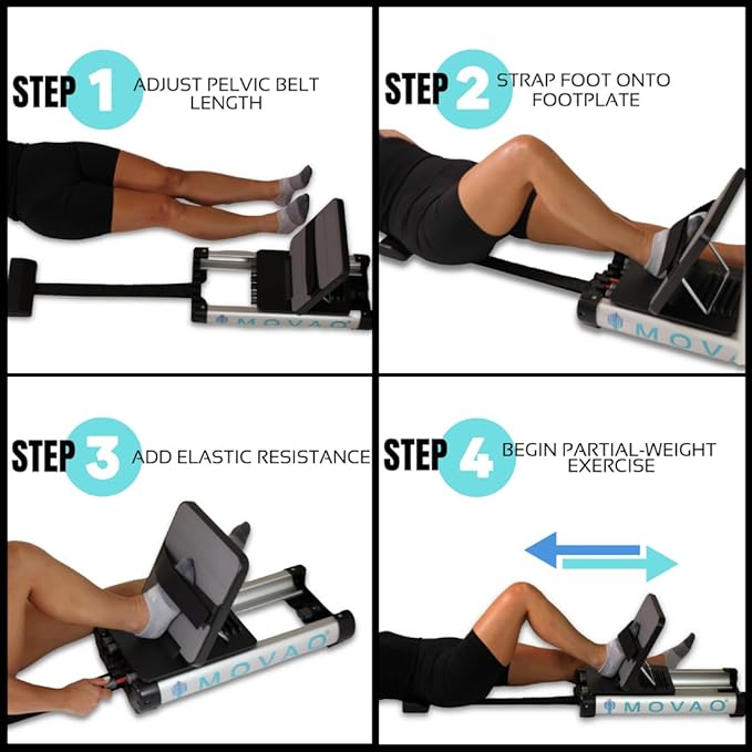 Mini In-Bed Leg Press for Knee and Hip Replacement, ACL MCL or PCL Surgery Recovery Increasing Muscle Strength Exercising Physical Therapy Affordable & Portable (MCV345)