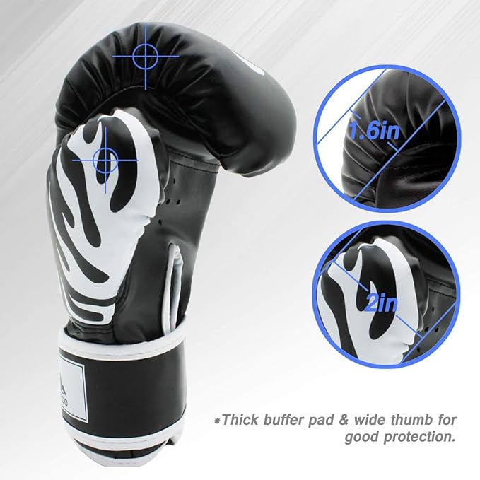 Kids Boxing Gloves 4oz 6oz 8oz Punching Gloves for Kids Youth Traning Gloves for Punching Bag Kickboxing Sparring Muay Thai MMA Fight Gloves