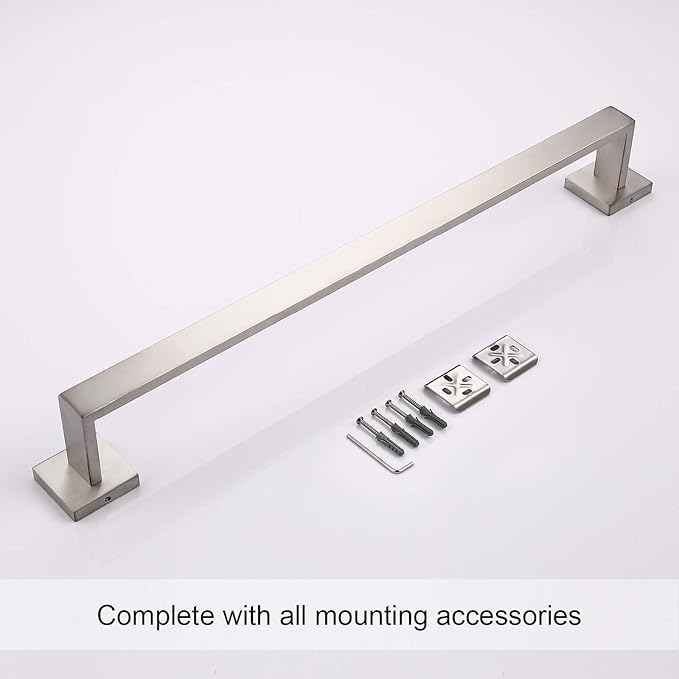 23.6 Inch Black Single Towel Bar Rack 304 Stainless