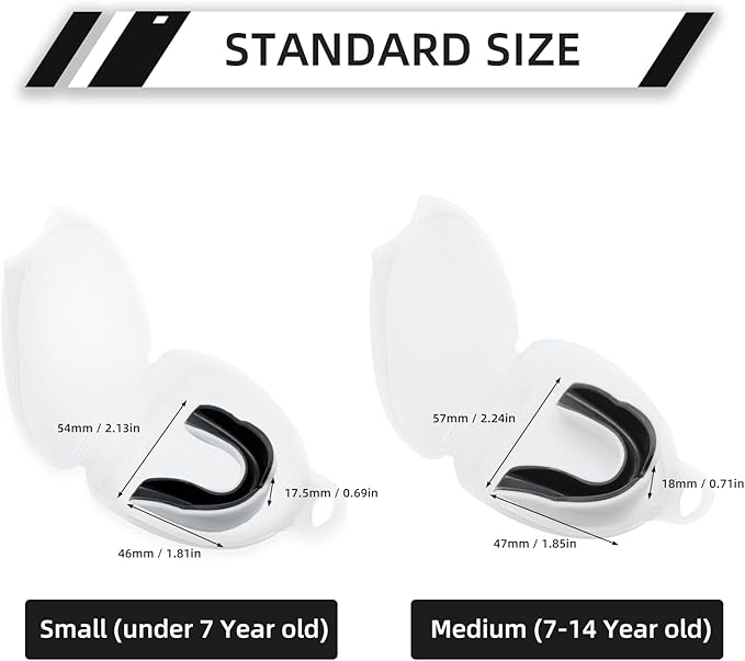 5 Pack Kids Youth Mouth Guard for Sports