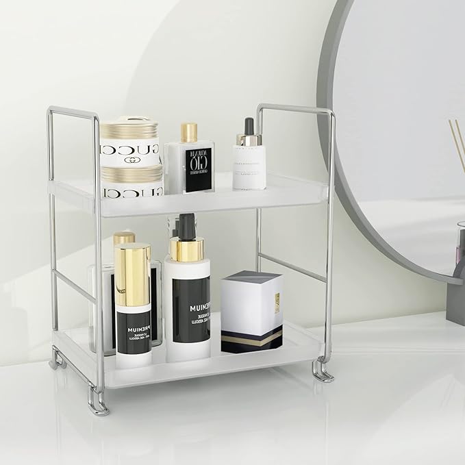 2 Tier Bathroom Organizer Countertop
