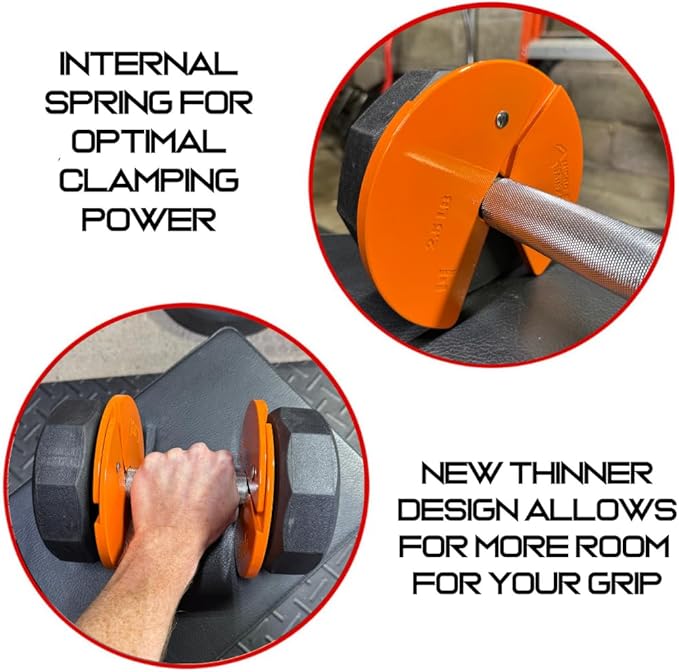 Micro Gainz Dumbbell Fractional 2.5 lb Weight Plate, Ideal for Micro Loading, (Choose Color) 4 Piece Fractional Weight Plates, Designed for Dumbbell Training, Made In USA
