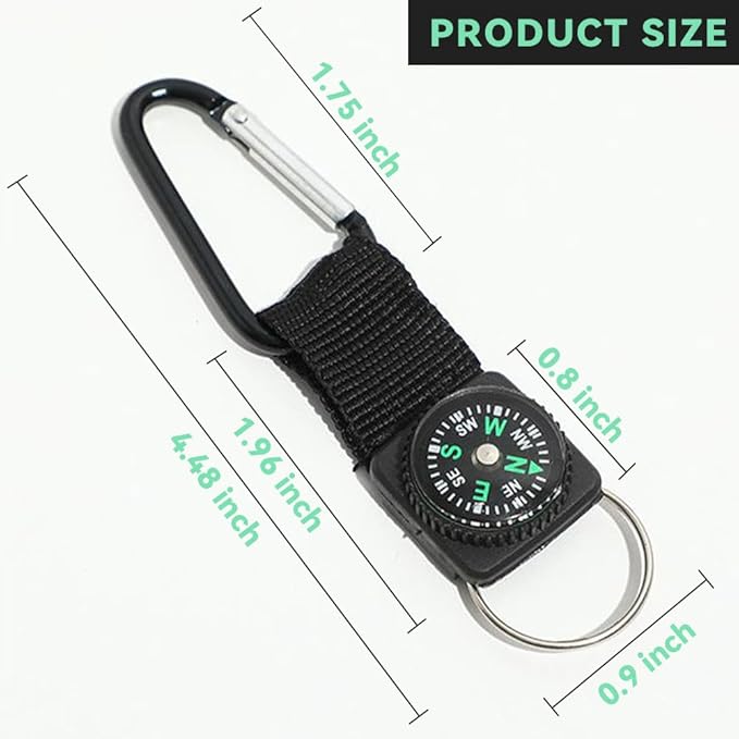 30 Pcs Belt Clip Compass Black Prize Belt