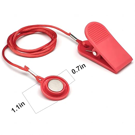 Magnetic Safety Switch Universal Treadmill Magnetic Lock Emergency Stop Treadmill Accessories Suitable for Most Treadmills