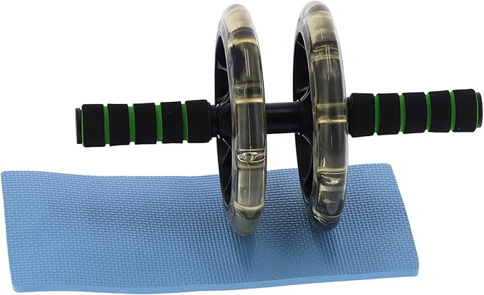200MM Abdominal Wheel Roller Non‑slip Dual Wheels Exercise