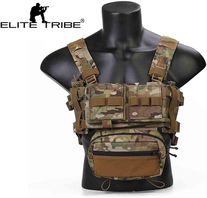 MK3 Modular Lightweight Chest Rig Micro Fight Chissis 5.56 Mag Pouch