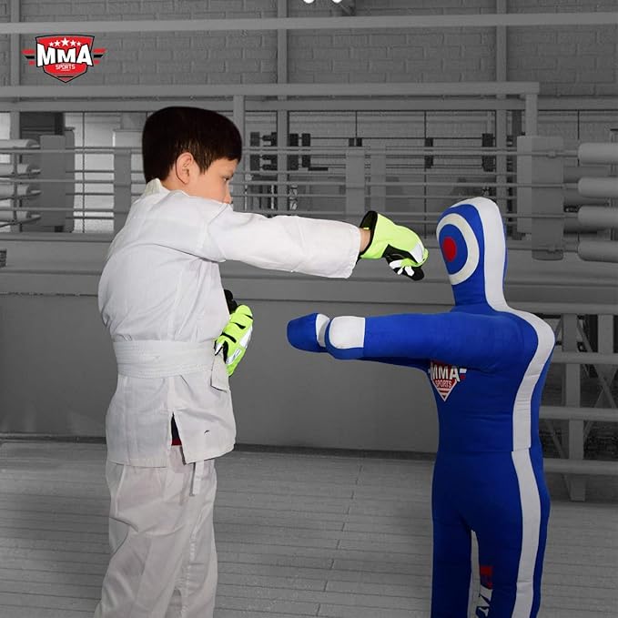 Master Smith BJJ JIU Jitsu MMA Grappling Submission Standing Judo Karate Police & SELF Defense Training Brazillian Fighting Punch Bag - 4 FEET -UNFILLED