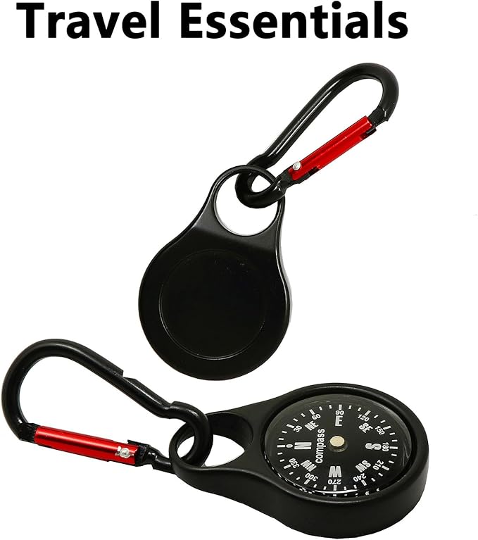 2PCS Pocket Compass Hiking Compass Portable Small Compass