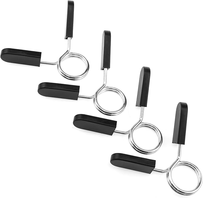 Lovelysp Spring Collar Clips 1Inch/25mm Barbell Dumb Bell Locks-4PCS