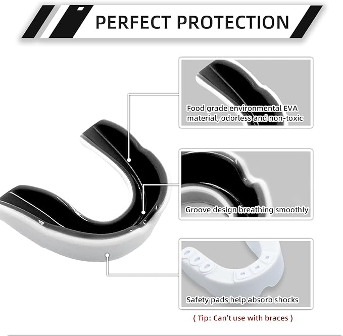 5 Pack Kids Youth Mouth Guard for Sports