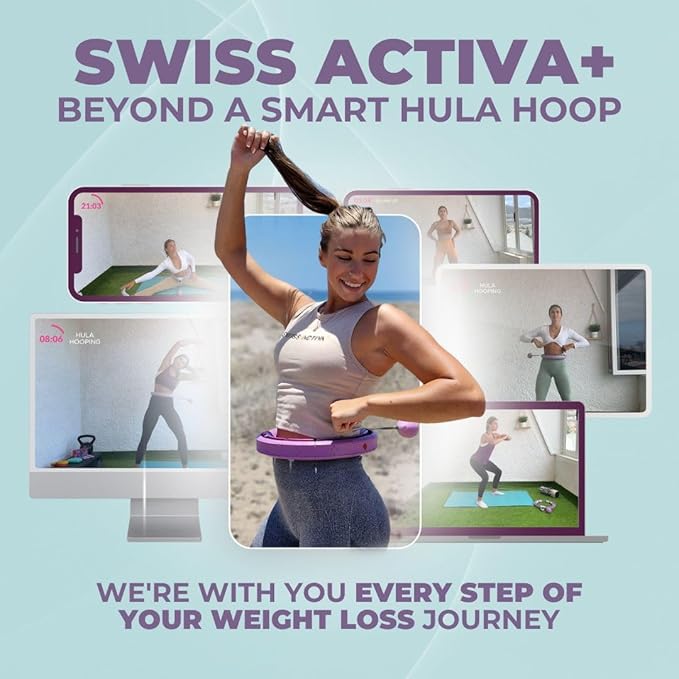 Swiss Activa+ Infinity Hoop Smart Weighted Hula Hoop