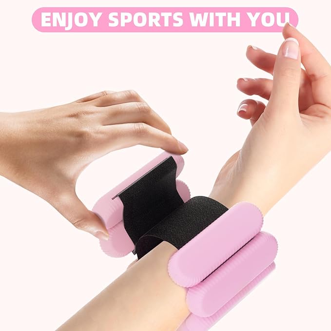 Adjustable Ankle Weights for Women Men Running,1 Pair (1Lbs Each)