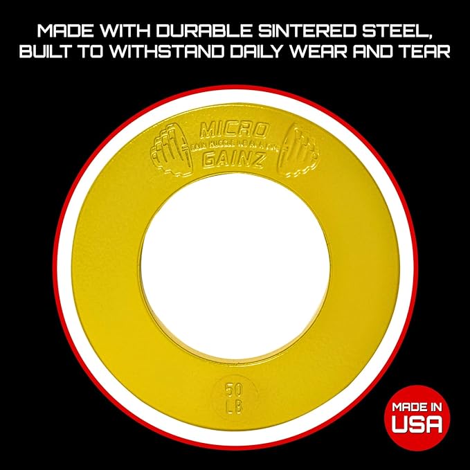 Micro Gainz Olympic Fractional Weight Plates Set 10 Piece