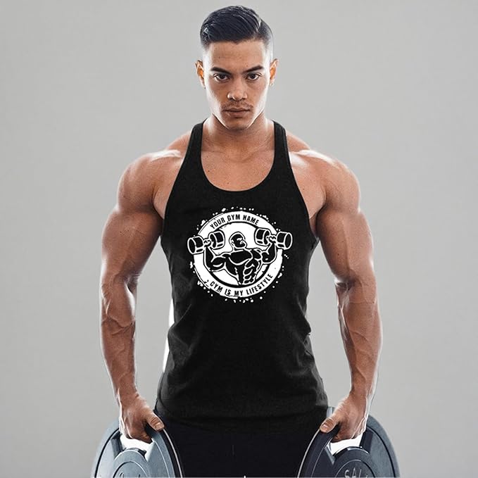 Men's Workout Sport Tank Tops Gym Vest Bodybuilding Fitness Muscle Shirts
