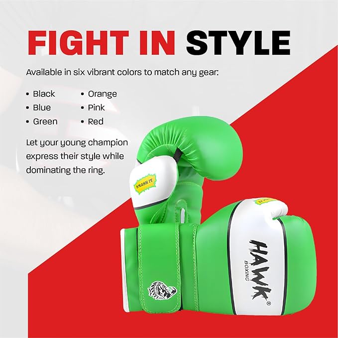 Kids Boxing Gloves for Kids Children Youth Punching Bag Kickboxing Muay Thai Mitts MMA Training Sparring Gloves