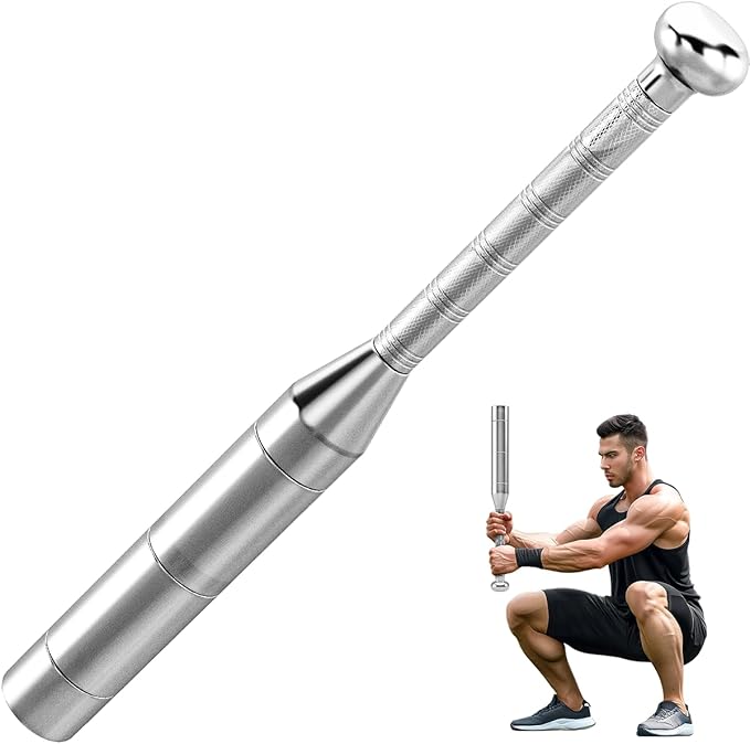 Adjustable Macebell Clubbell for Strength Training 6-in-1 Premium (6.5/9/11/13/15/17.5LBs)