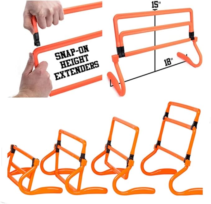 Adjustable Speed Training Hurdles Fitness & Speed Training