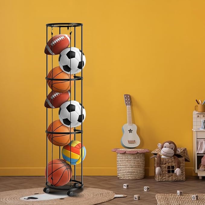3 Layer Vertical Ball Storage Rack