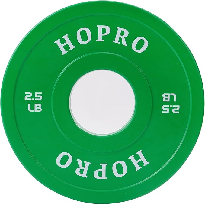 2-Inch Olympic Bumper Plates, Perfect Weight Plates for Weightlifting and Strength Training, Multiple Weights Available