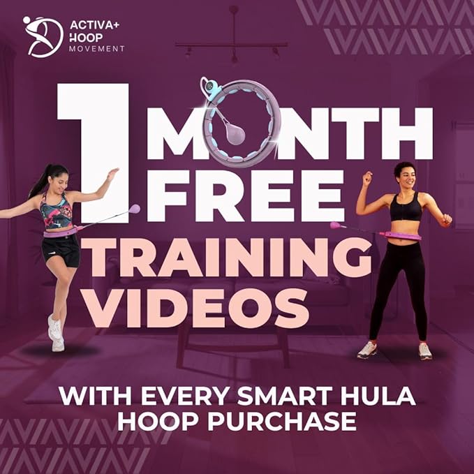 Swiss Activa+ Infinity Hoop Smart Weighted Hula Hoop