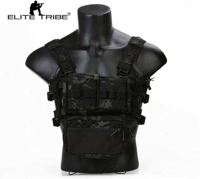 MK3 Modular Lightweight Chest Rig Micro Fight Chissis 5.56 Mag Pouch