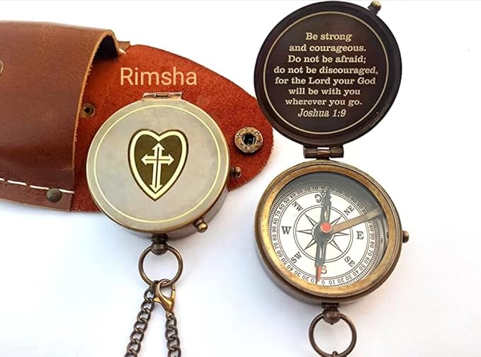 Military Compass for Hiking and Survival- Waterproof Brass (NEW50)