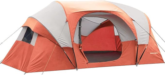 HIKERGARDEN 10 Person Camping Tent - Portable Easy Traveling-14'x11'x74in(H)