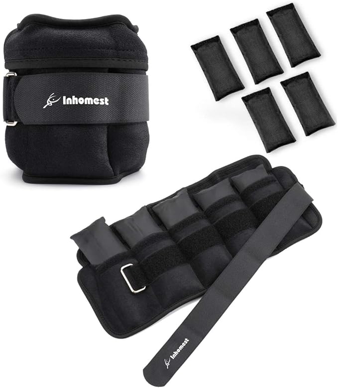 Adjustable Ankle Weights 1-5/10/12 Lbs Leg Weights