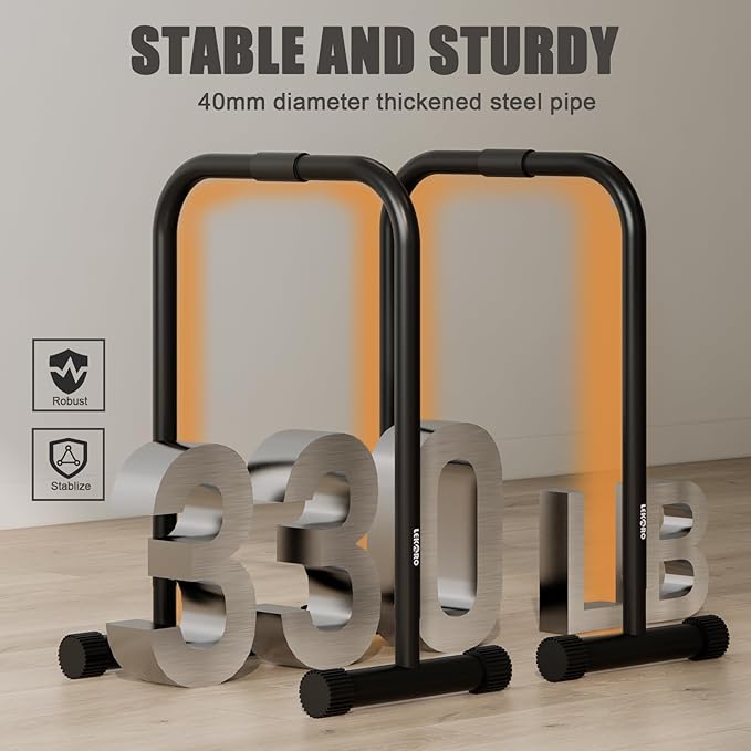 Adjustable Dip Bar 330LBS