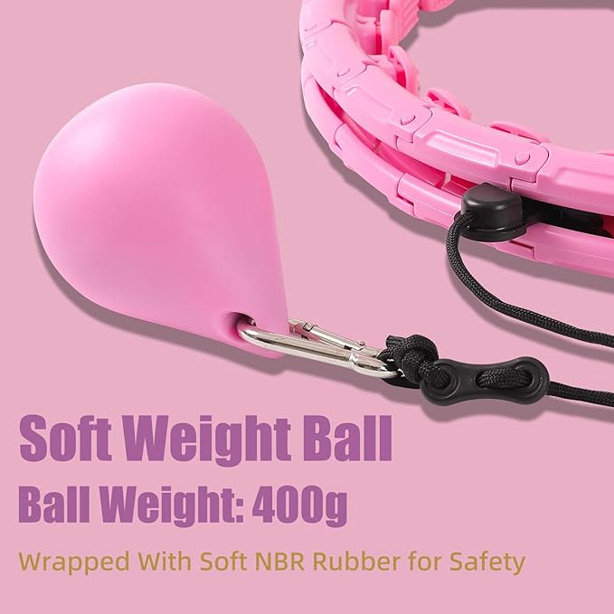 34 Knots Weighted Workout Hoop Plus Size