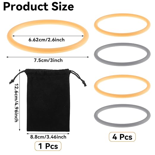 4Pcs Patella Bands Basketball, Silicone Fine Knee Bands for Knee Pain, Elastic Patellar Tendon Support Strap, Fixed Leg Patella Band Knee Brace Rings for Jumpers Running Hiking Running